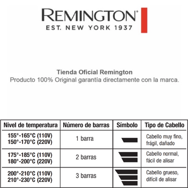 Plancha Alisadora Remington Shine Therapy Aguacate, S9960 | Original ®